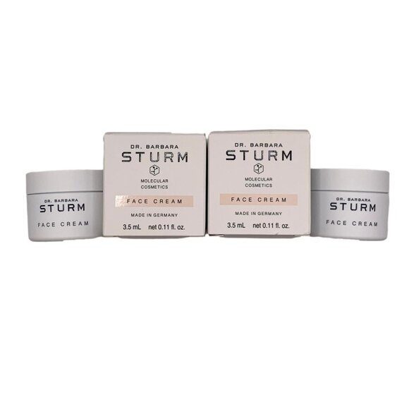 2X Dr. Barbara Strum Face Cream - 0.11oz / 3.5ml each New in Box - Picture 1 of 3